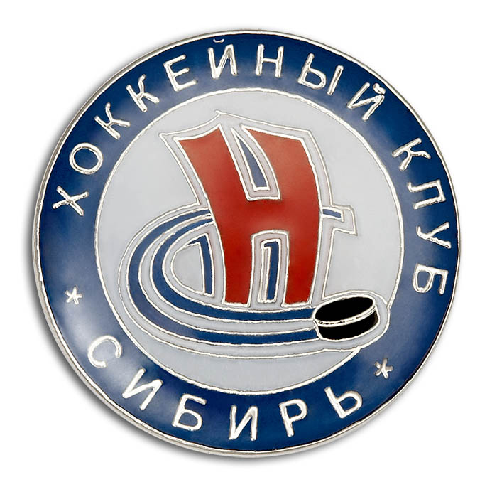 Знак "ХК "Сибирь" - Значки и медали Город-Н