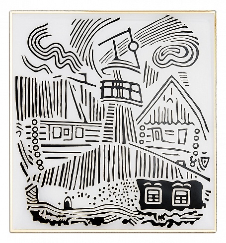 Вставка в кожаный переплет книги